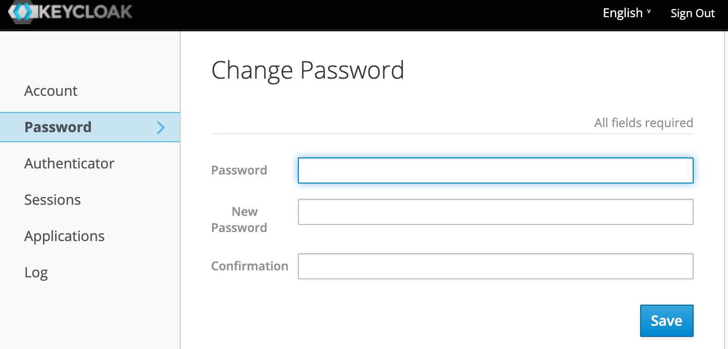(change password)